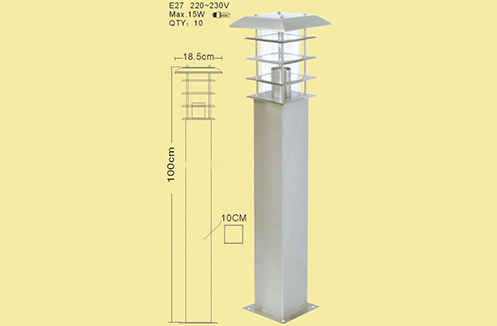 ĐÈN NĂNG LƯỢNG MẶT TRỜI THÉP KHÔNG RỈ ROL397